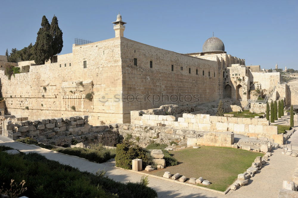 Klagemauer am Abend Israel