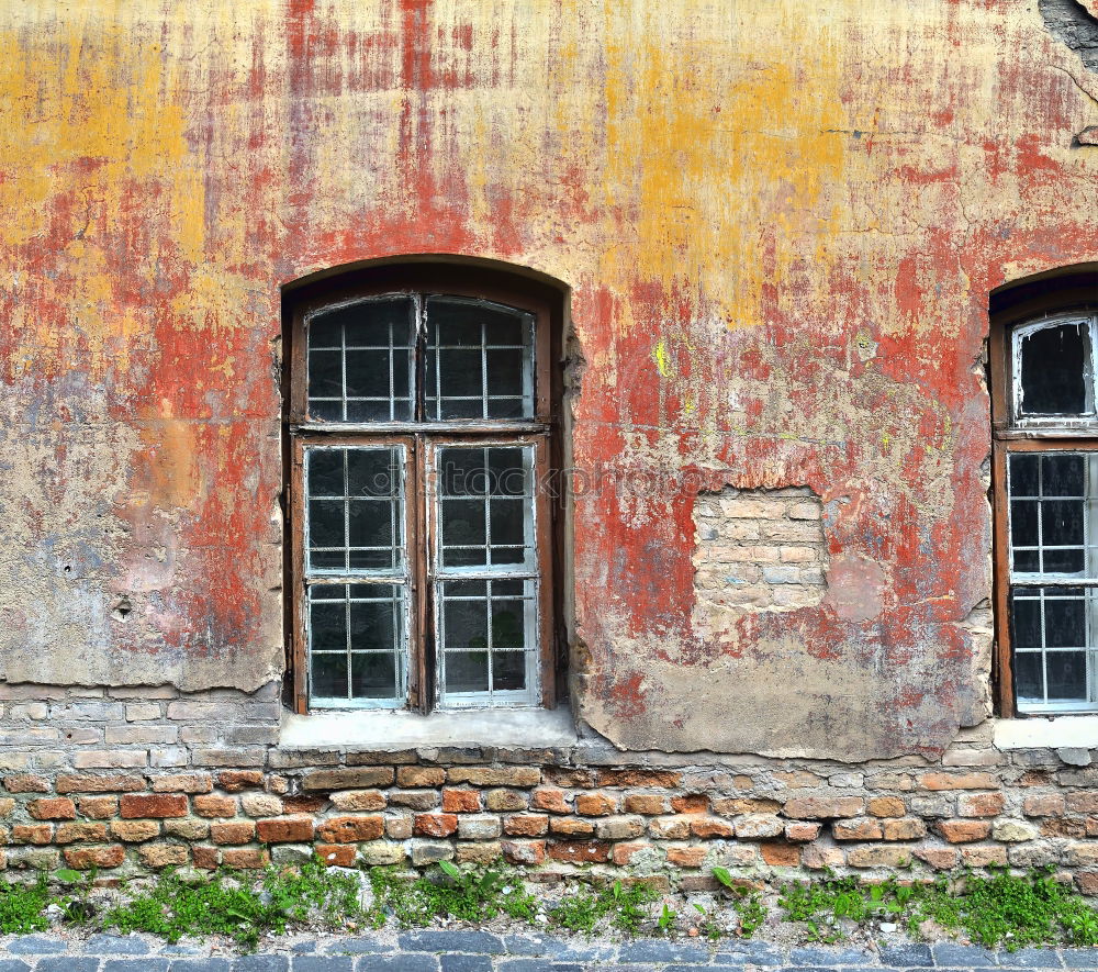 Similar – Fenster an einem alten Haus mit abblätternder Farbe in der historischen Stadt Penang, Malaysia