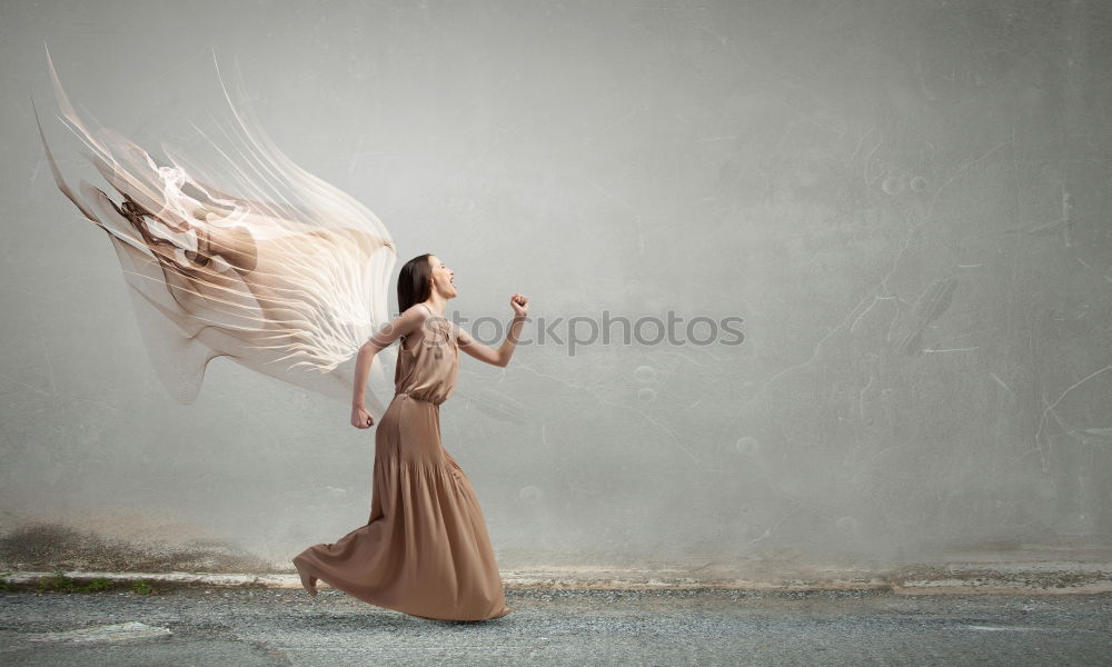 Similar – Image, Stock Photo Young dark skinned woman with dreadlocks