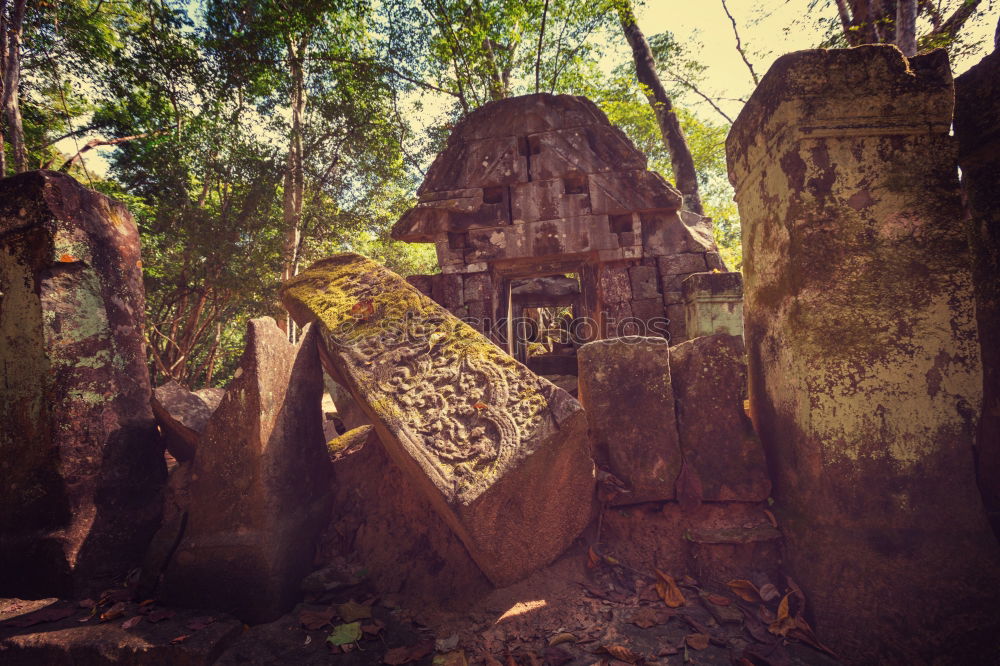 Similar – Image, Stock Photo Wat Pha Lat Monastery