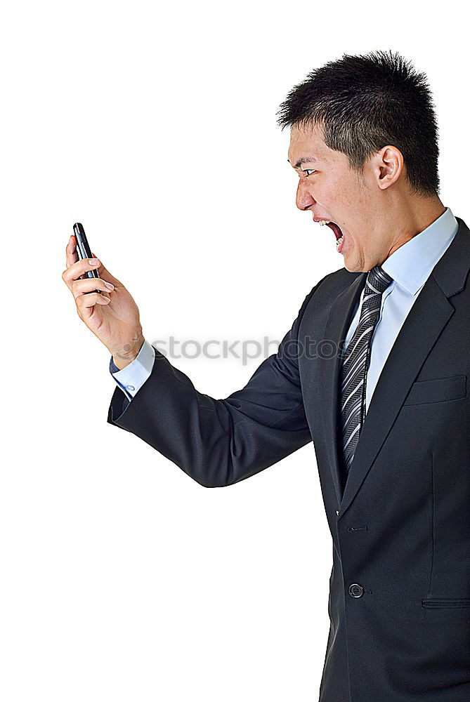 Similar – Image, Stock Photo African american man making himself selfie portrait of smart pho