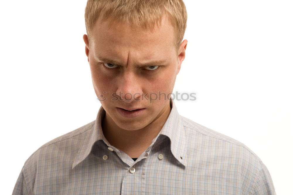 Similar – Image, Stock Photo disgusted Masculine