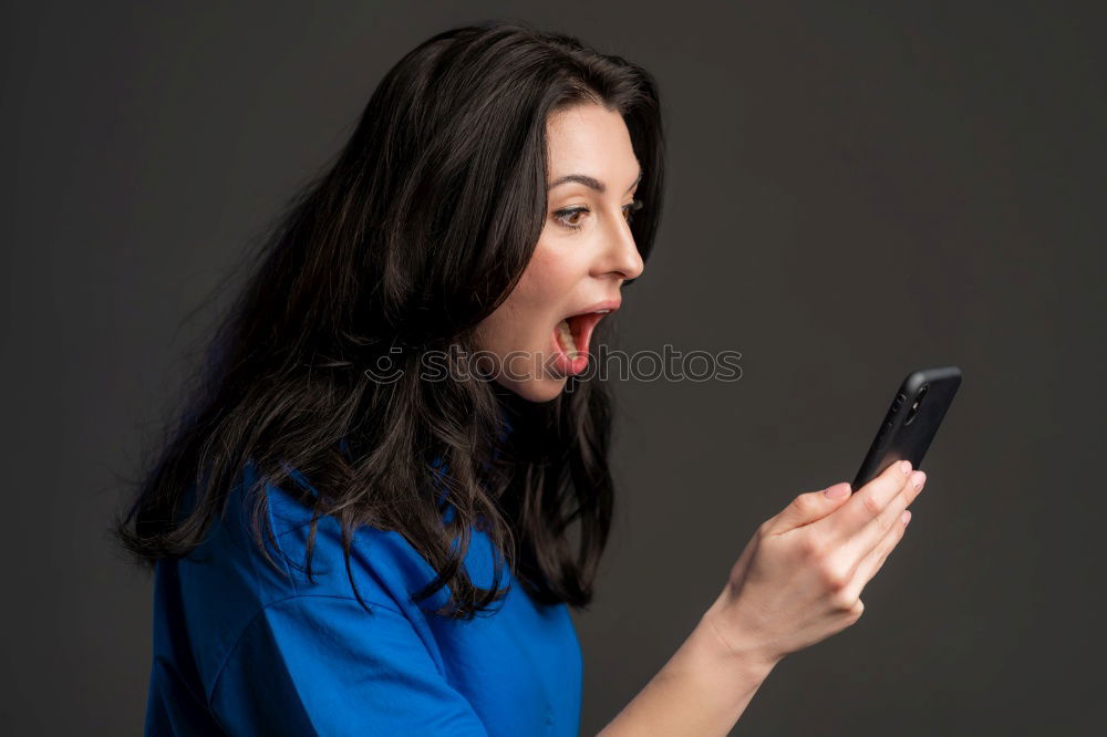 Similar – Image, Stock Photo Business woman with smartphone