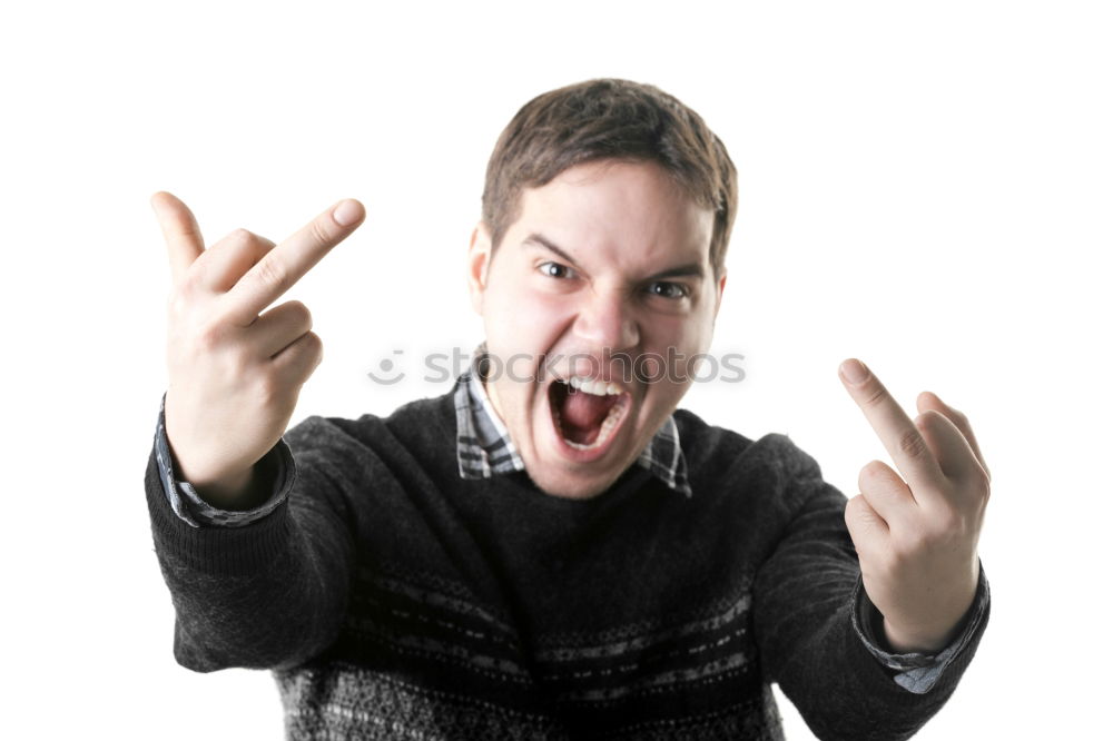 Similar – Image, Stock Photo Raise Your Fist Up In The Air