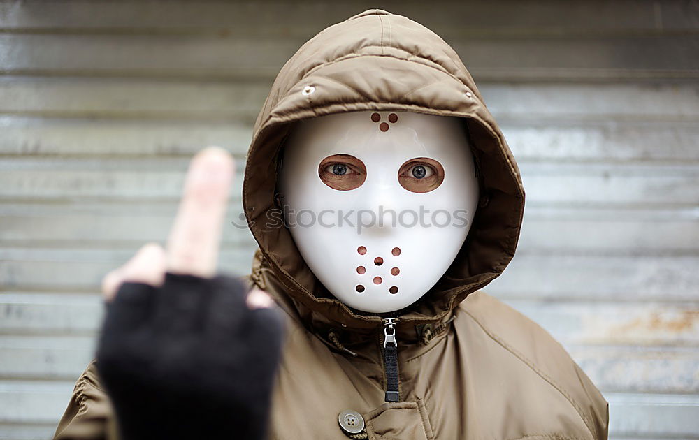 Similar – gas-masked Human being