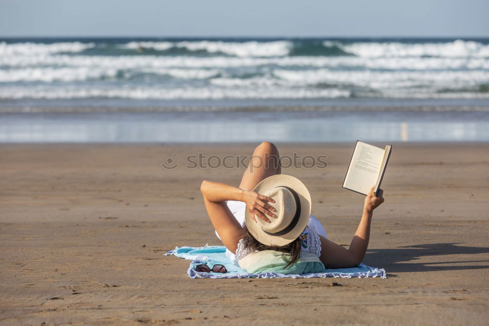 Reading on the beach Beach