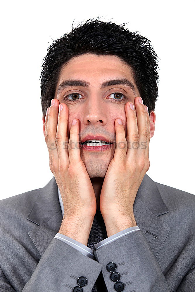 Similar – Image, Stock Photo read Face Reading