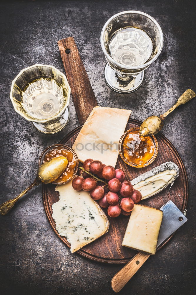 Similar – Image, Stock Photo Wine and cheese Food