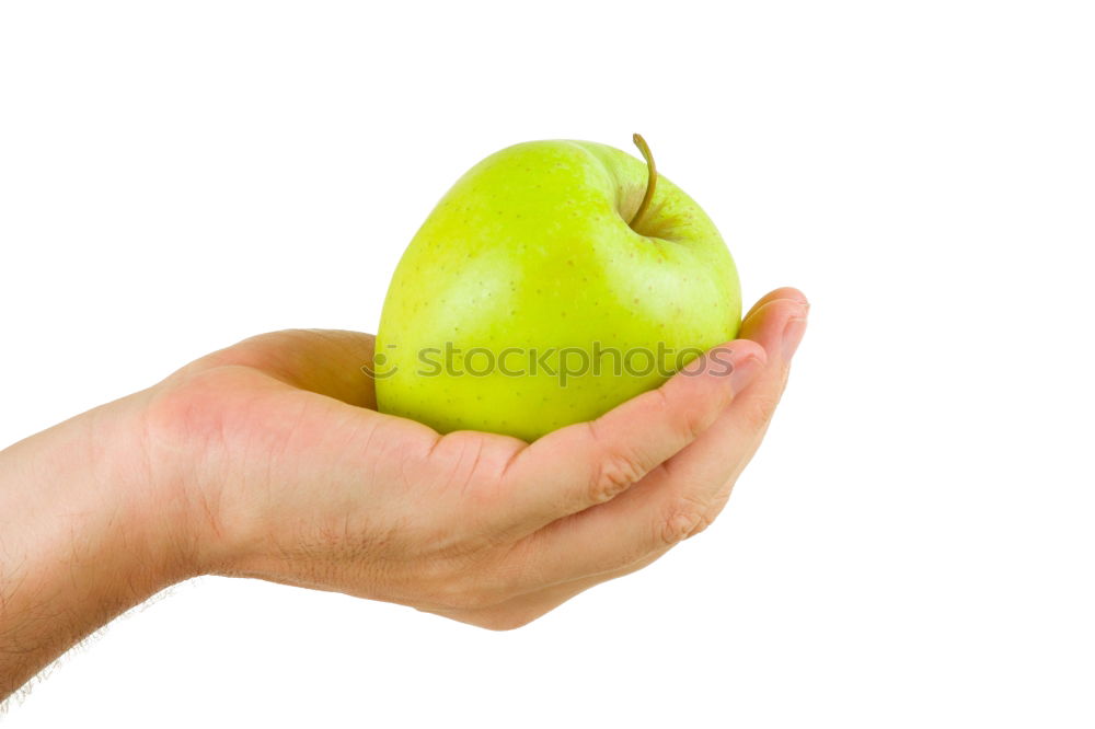 Similar – Image, Stock Photo Man juggling with a green apple