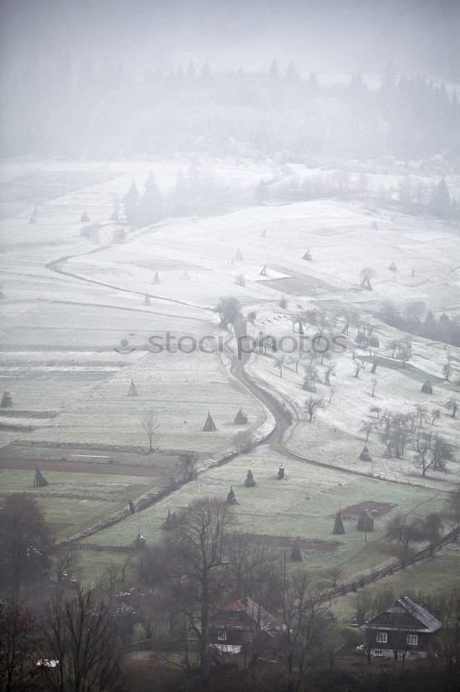 Similar – Winterdorf Umwelt Natur