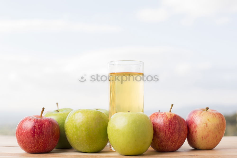 Similar – Image, Stock Photo Fresh apple juice Food