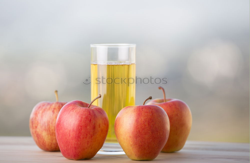 Similar – Image, Stock Photo Fresh apple juice Food