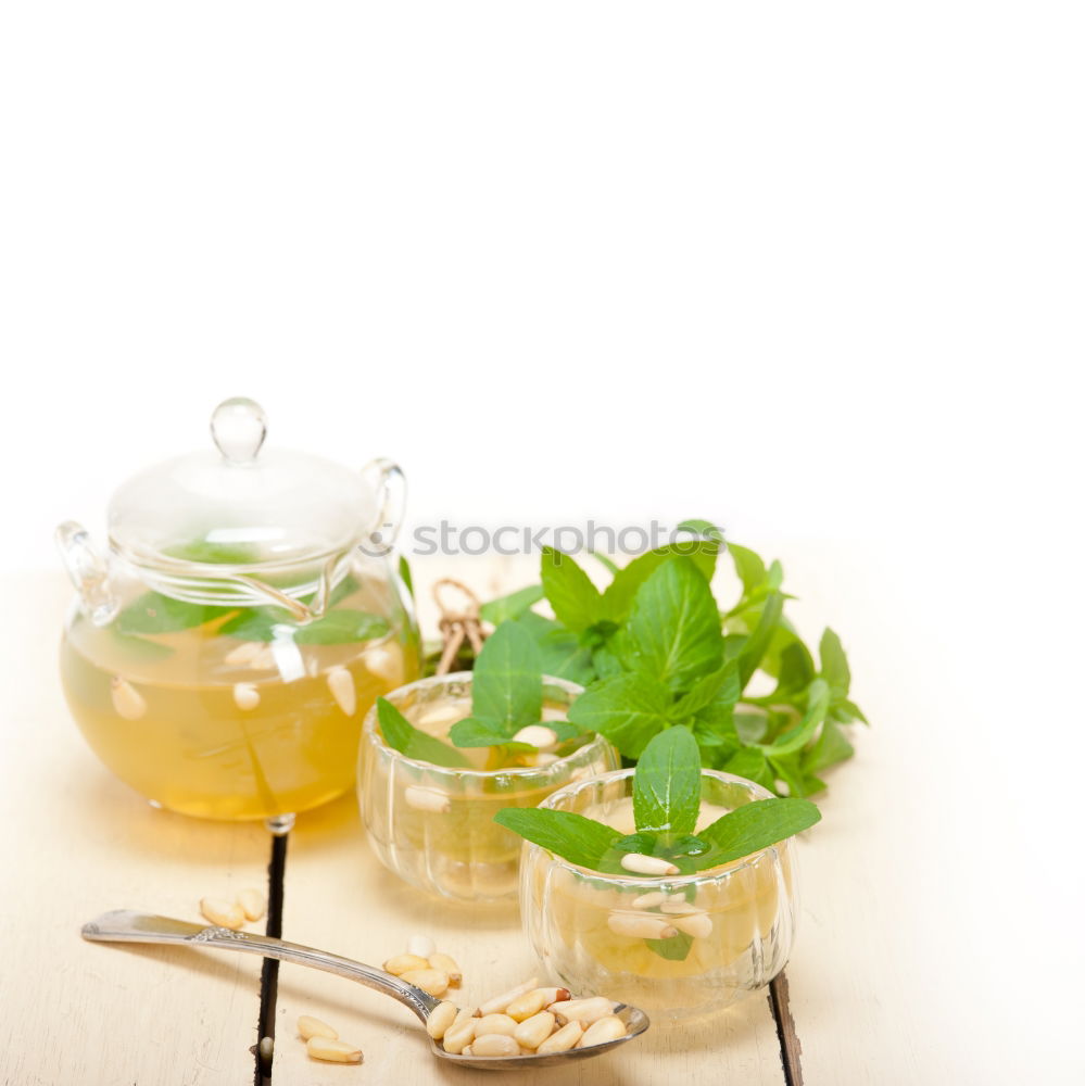 Similar – Image, Stock Photo Cup with hot herbal tea at window