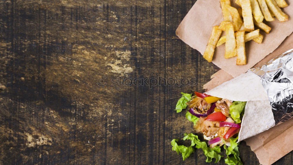 Similar – Image, Stock Photo Crop friends having meal while traveling