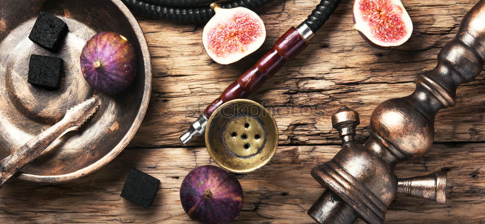 Similar – Image, Stock Photo Oriental shisha with figs