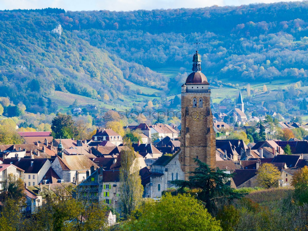 Cochem town on the Moselle Panorama