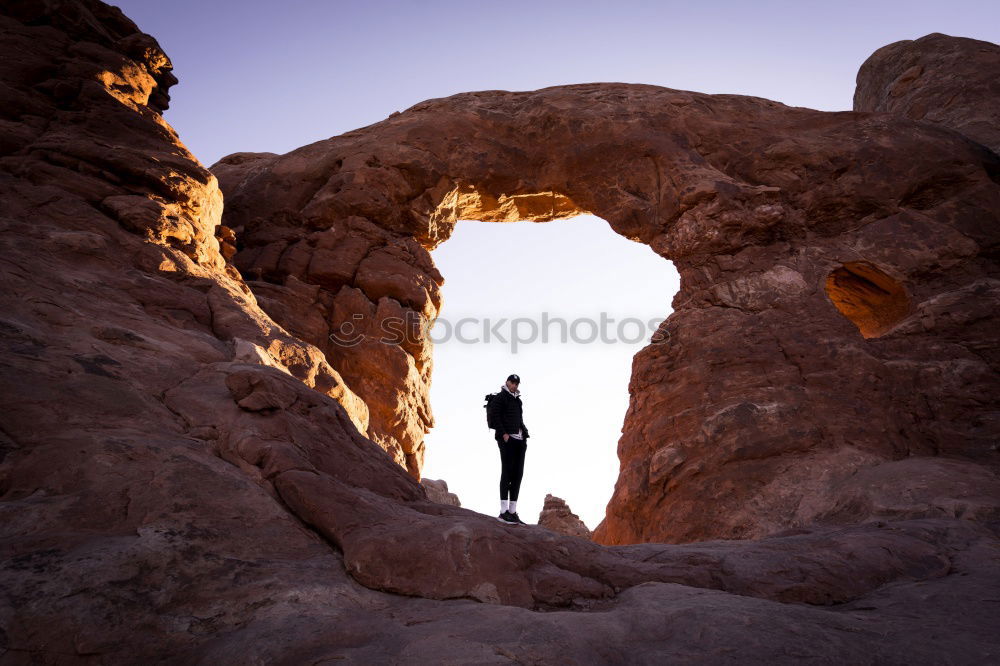 Similar – Image, Stock Photo Boy looking towards sunset from the old fortress