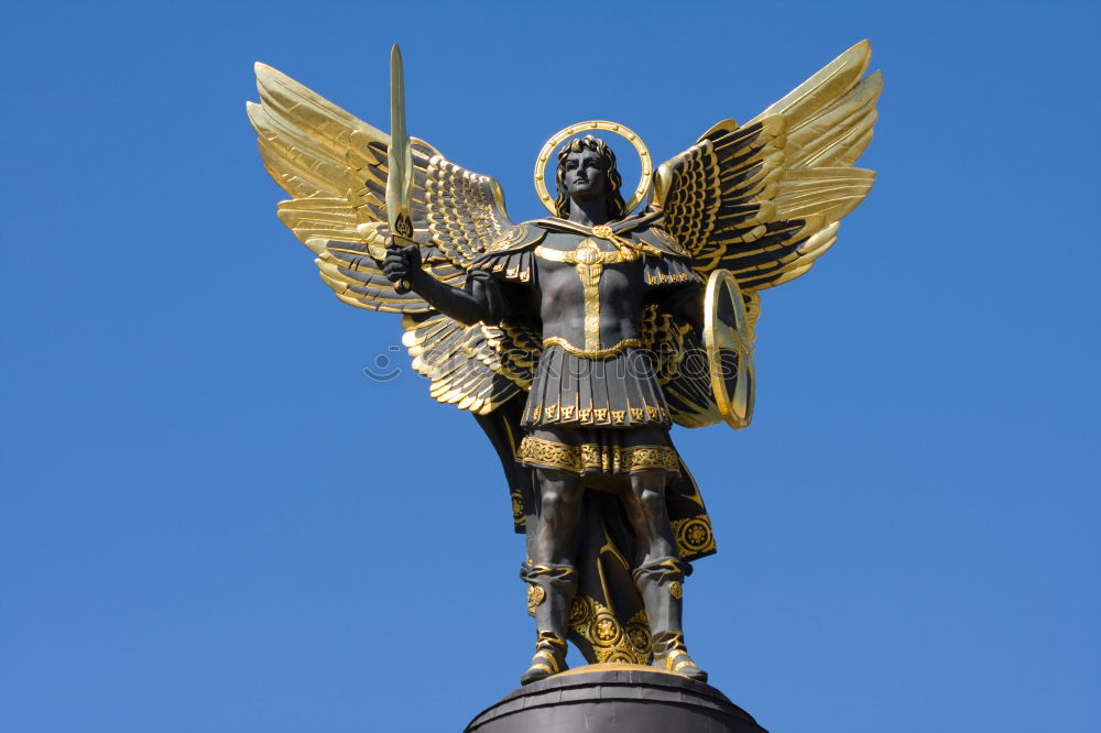 Similar – golden elks Victory column