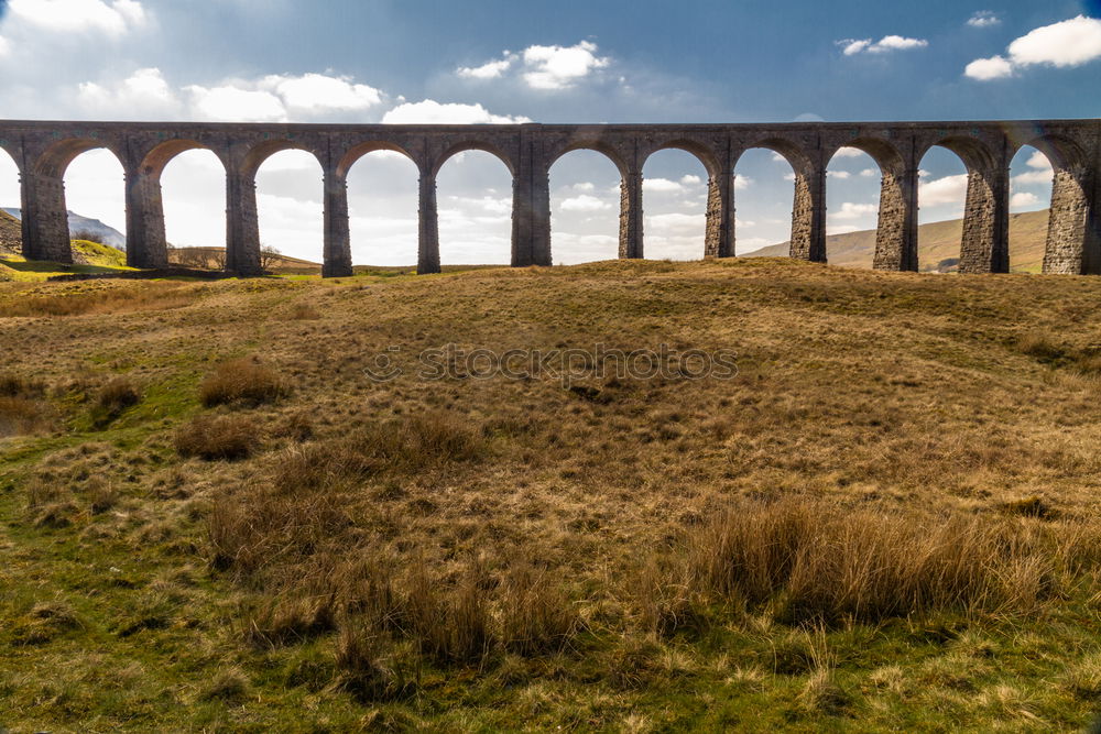 Similar – Image, Stock Photo Viaduct in Scotland; film location Harry Potter