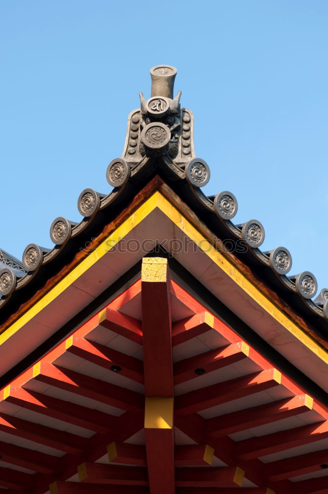 Similar – Image, Stock Photo Chinese temple roof China