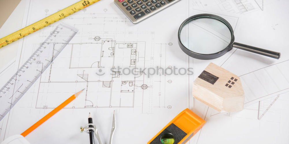 Similar – Architecture, engineering plans and drawing equipment