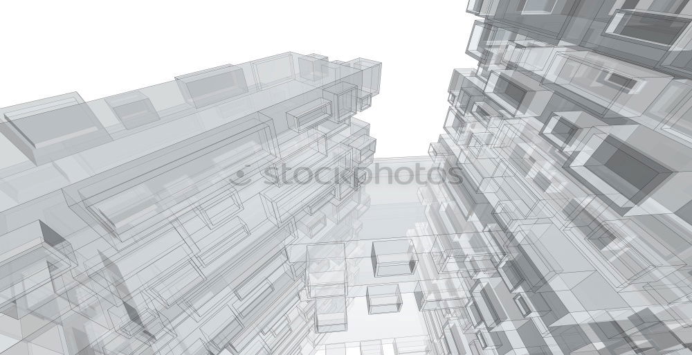 Image, Stock Photo gorge of houses