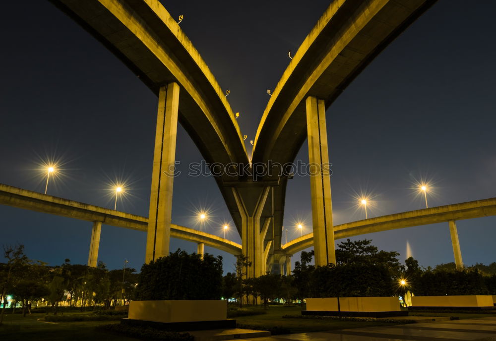 Similar – Image, Stock Photo Illuminated Deutzer Bridge in Cologne