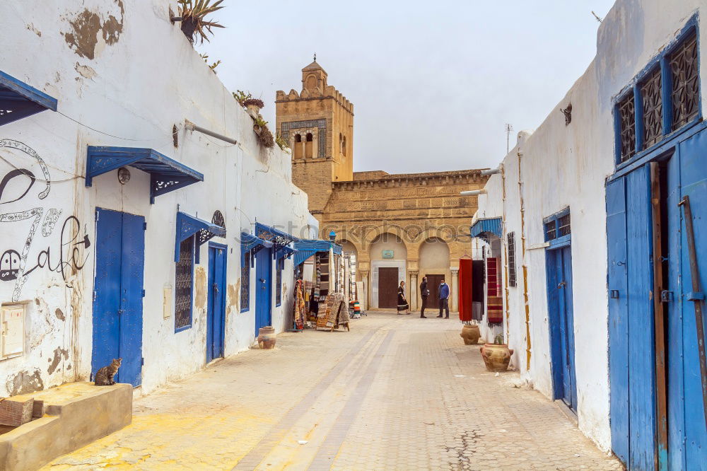 Similar – Image, Stock Photo Morocco Cloudless sky