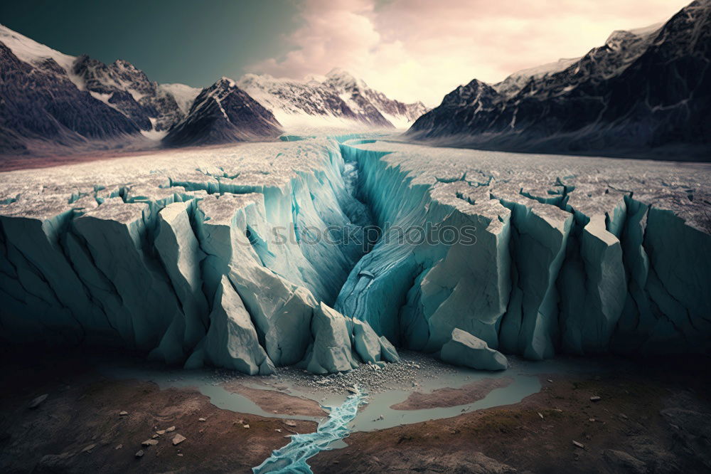 Image, Stock Photo Perito Moreno in Patagonia