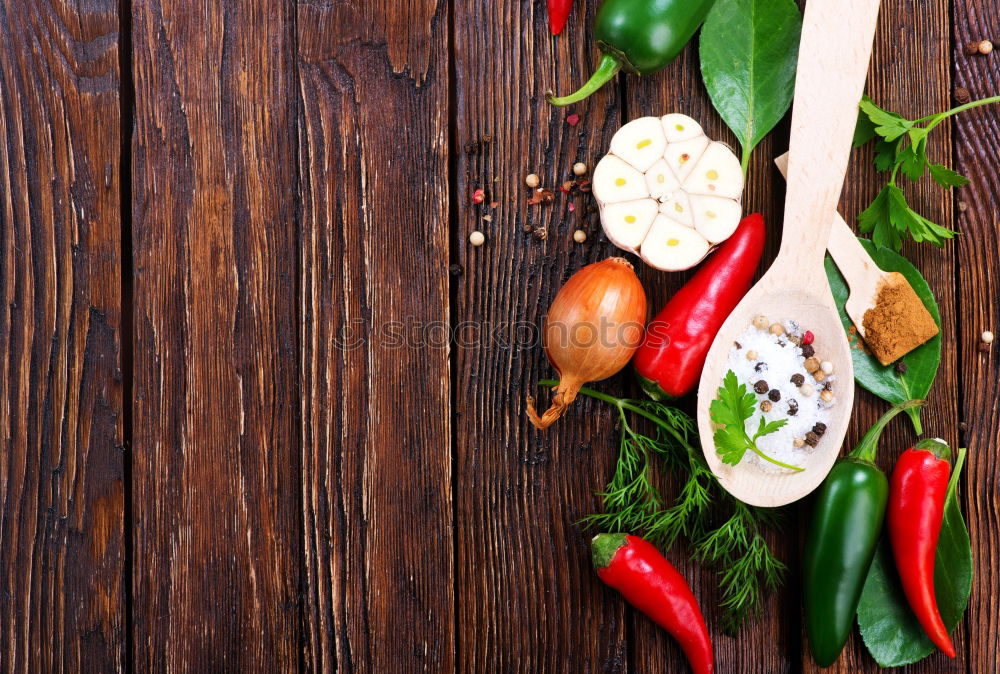 Similar – Image, Stock Photo Whole wheat lasagna sheets, vegetables and herbs