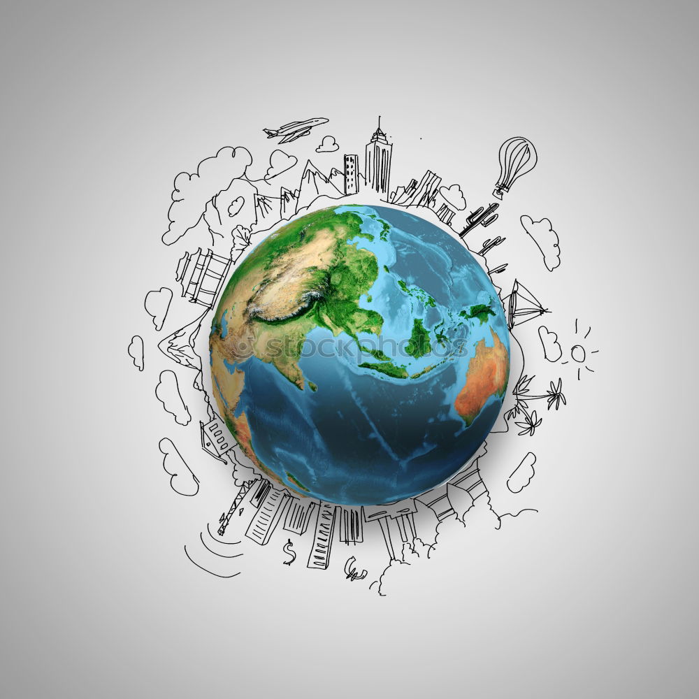 Similar – Image, Stock Photo #A# Earth in the garbage