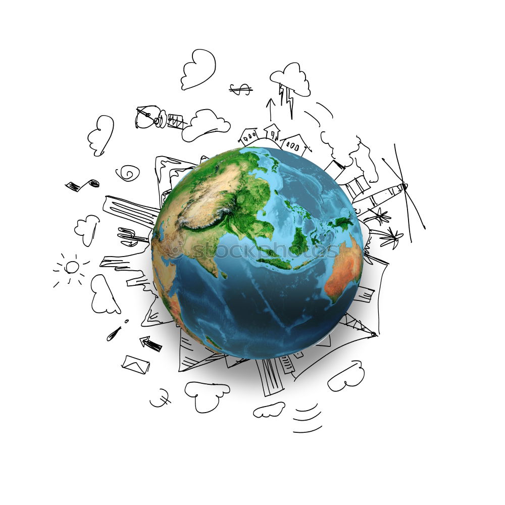 Similar – Image, Stock Photo #A# Earth in the garbage