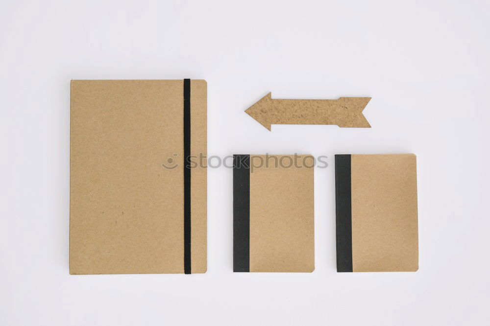 Similar – Kraft paper gift wrapping on white