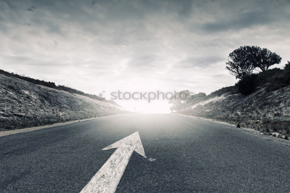 Similar – Image, Stock Photo wrong way in gods country