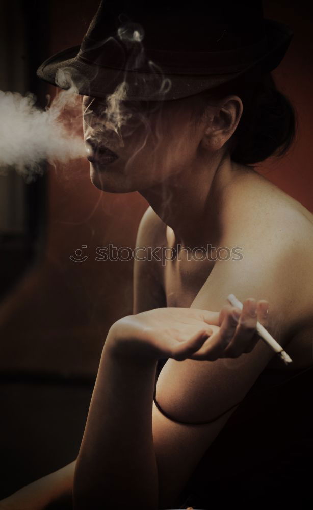 Similar – Image, Stock Photo smoking kid