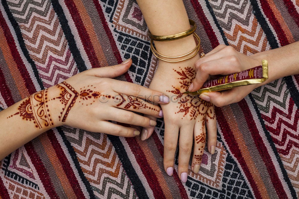 Similar – henna painting Human being