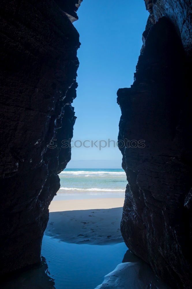 Similar – Woman looking out to sea