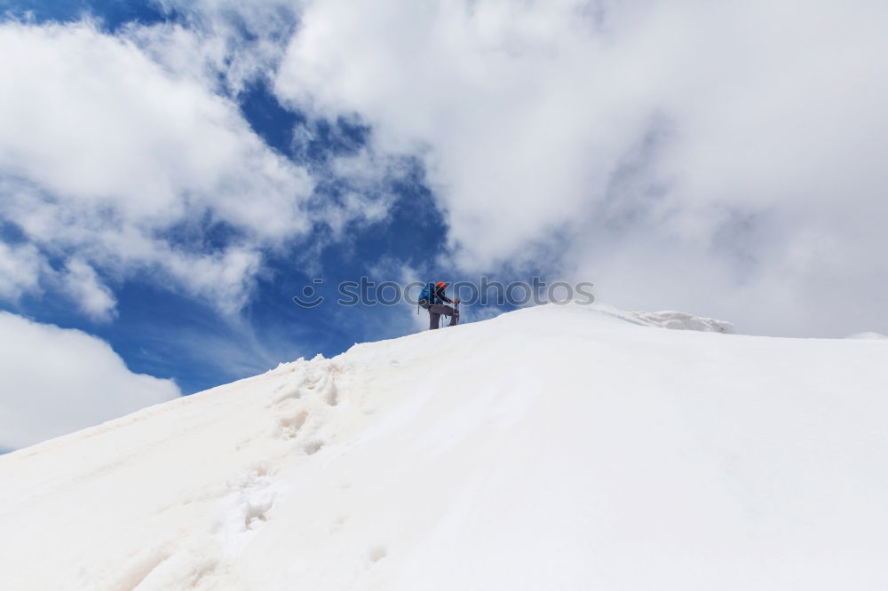 Similar – Image, Stock Photo over the glacier Clouds