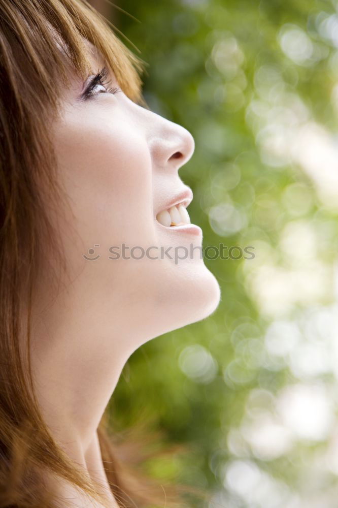 Similar – Natural portrait of young girl