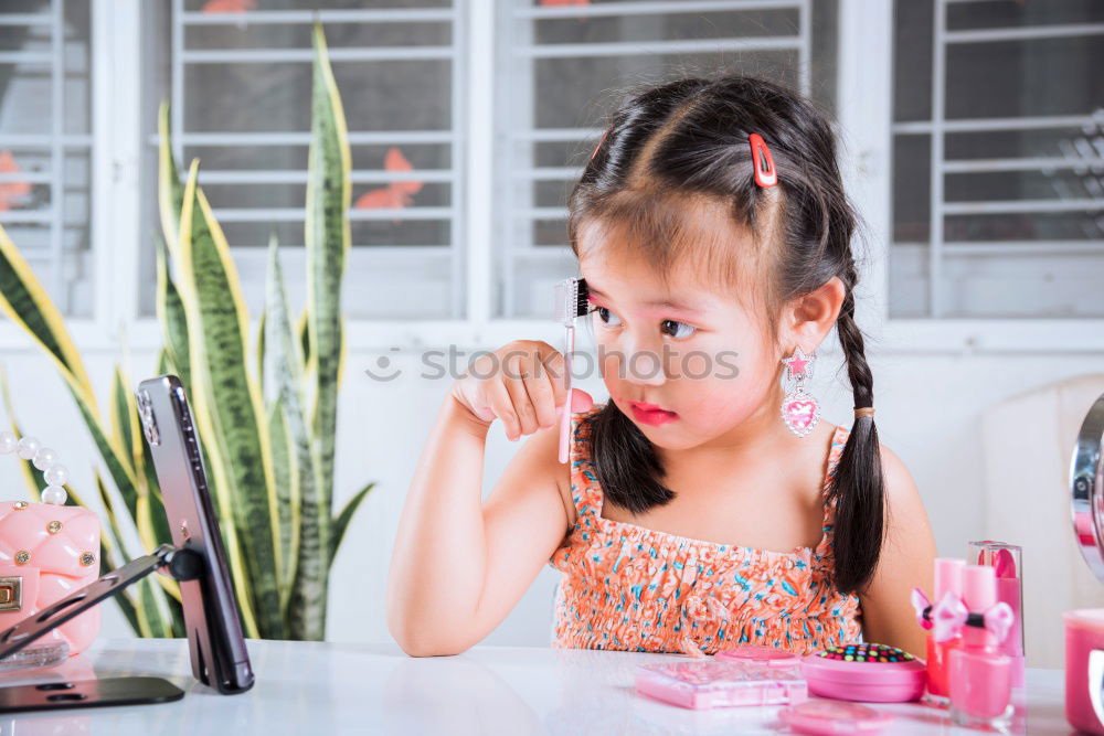 Similar – Image, Stock Photo See! Girl Life Face 1