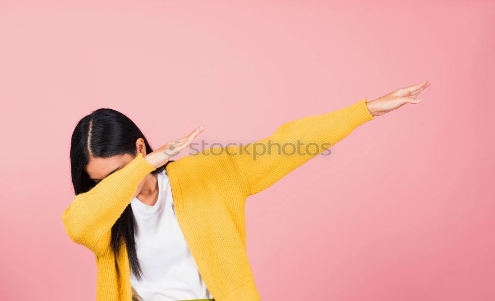 Similar – Delighted woman with eyes closed