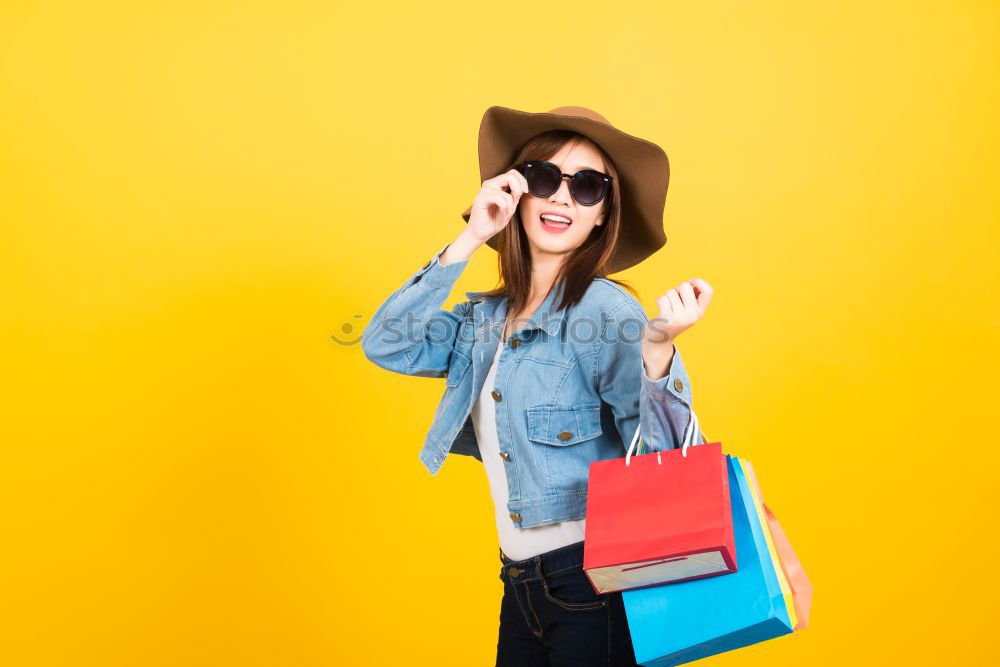 Similar – Image, Stock Photo young woman outdoors using mobile phone and smiling