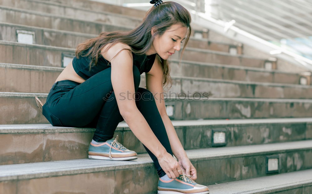 Similar – Image, Stock Photo Crop woman with pile of popcorn