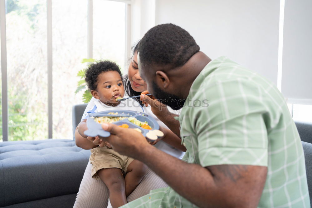 Similar – Portrait of African Father and toddler son