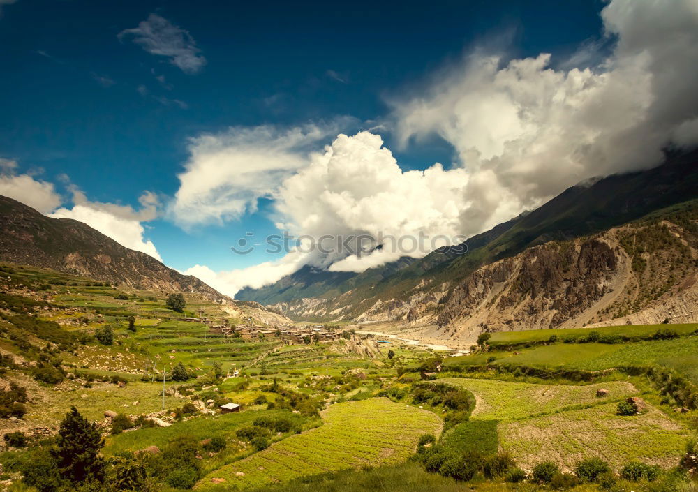 Similar – Image, Stock Photo green mountains