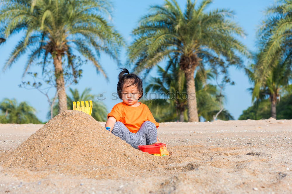 Similar – Image, Stock Photo Little girl holding starfish