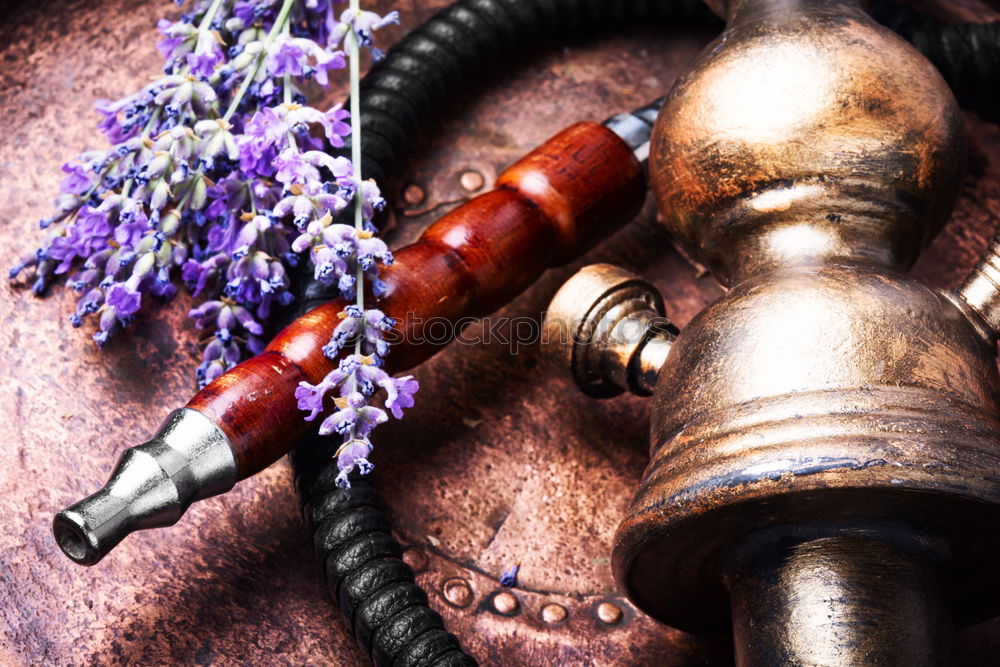 Image, Stock Photo Oriental shisha with figs