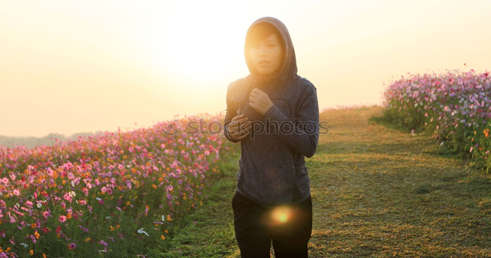 Similar – Image, Stock Photo Man with guitar in woods