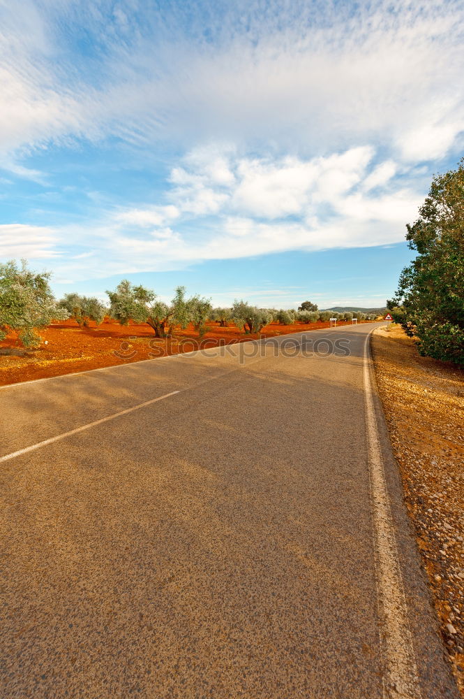 Similar – 50 kilometres straight ahead