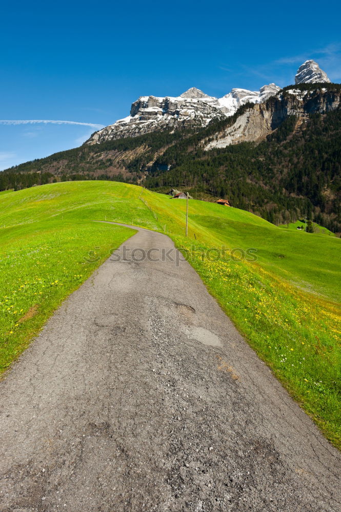 Image, Stock Photo on the way Switzerland